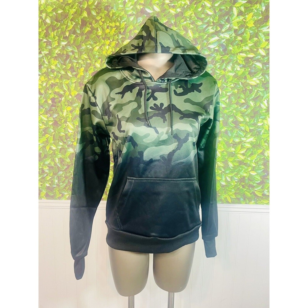 Brand New Army Fatigue Hoodie Small Gradiant Super Cute